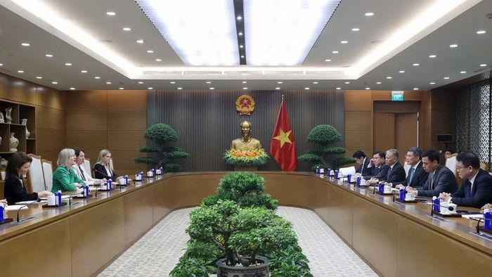  Quang cảnh buổi tiếp. (Ảnh: Nhật Bắc/VGP) 