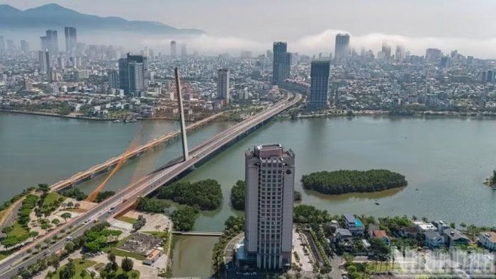 Không gian khu vực đô thị thành phố Đà Nẵng. (Ảnh: PHAN HẢI TÙNG LÂM)