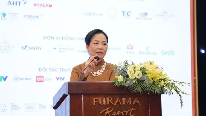 Tiến sĩ Ngô Phương Lan phát biểu khai mạc hội thảo.