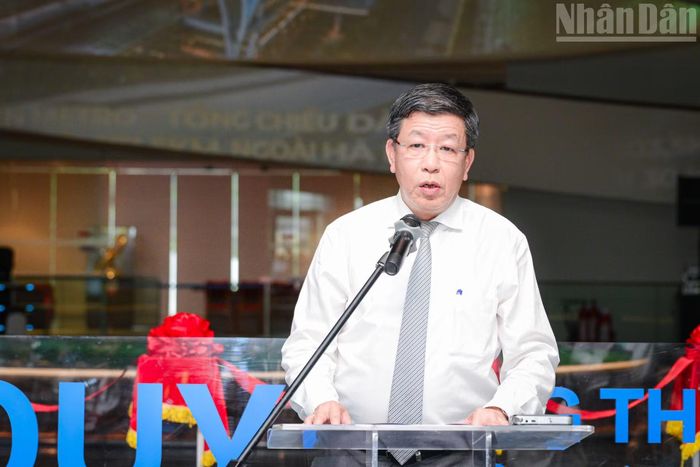 Phó Chủ tịch Thường trực Ủy ban nhân dân thành phố Hà Nội Dương Đức Tuấn phát biểu khai mạc.