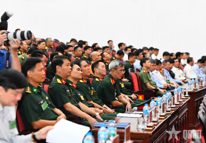  Các đại biểu dự khai mạc diễn tập. Ảnh: TUẤN HUY