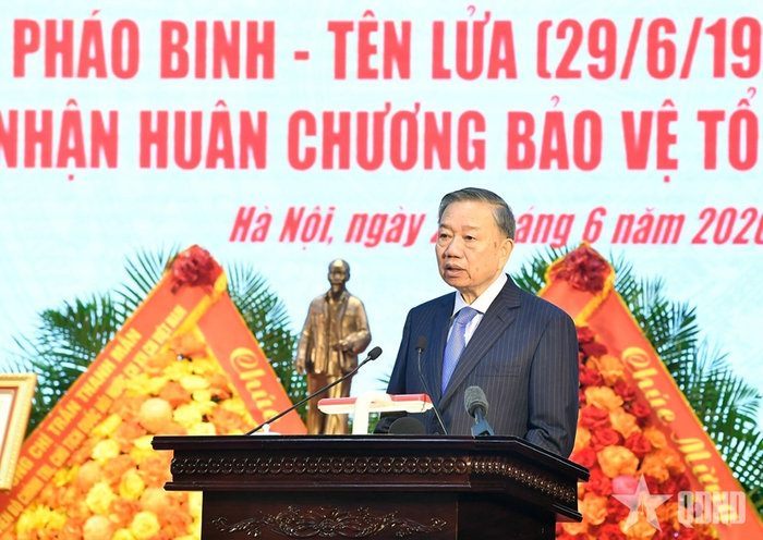  Tổng Bí thư, Chủ tịch nước Tô Lâm phát biểu chỉ đạo tại lễ kỷ niệm. 