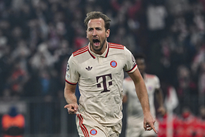 Harry Kane là cầu thủ ghi bàn nhiều nhất trong lịch sử "Tam Sư". Ảnh: AP 
