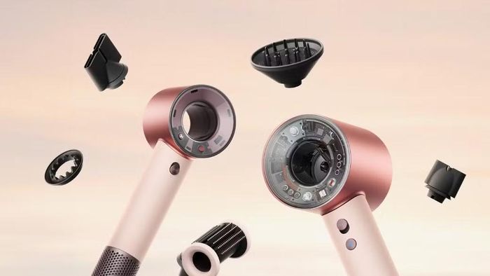 Dyson là một trong những thương hiệu tiên phong cho làn sóng này với dòng Supersonic Travel, sản phẩm sở hữu thiết kế nhỏ gọn nhưng vẫn giữ lại các công nghệ cốt lõi như động cơ tốc độ cao và cảm biến nhiệt theo dõi nhiệt độ luồng khí liên tục nhằm ngăn ngừa tình trạng tóc bị tổn thương do nhiệt quá mức trong quá trình sấy.