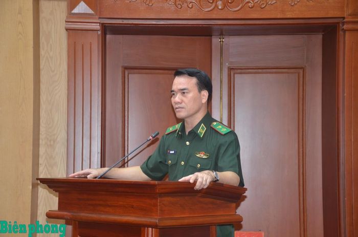 Trung tướng Vũ Trung Kiên quán triệt Kết luận của Quân ủy Trung ương về kết quả lãnh đạo thực hiện nhiệm vụ quân sự, quốc phòng và xây dựng Đảng bộ Quân đội 6 tháng đầu năm 2026, triển khai nhiệm vụ trọng tâm 6 tháng cuối năm 2026. Ảnh: TK
