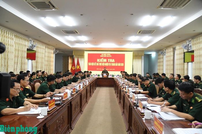 Toàn cảnh buổi kết luận kiểm tra. Ảnh: Ngọc Lân
