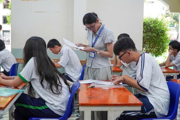 Thí sinh tham gia kỳ thi tốt nghiệp THPT năm 2026 tại TPHCM.