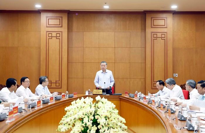  Quang cảnh buổi làm việc. Ảnh: TTXVN. 