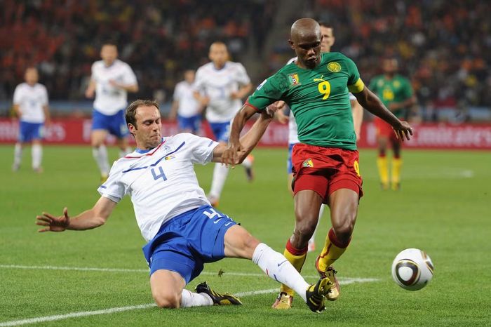 Samuel Eto'o và đồng đội từng thua Hà Lan hồi 2010