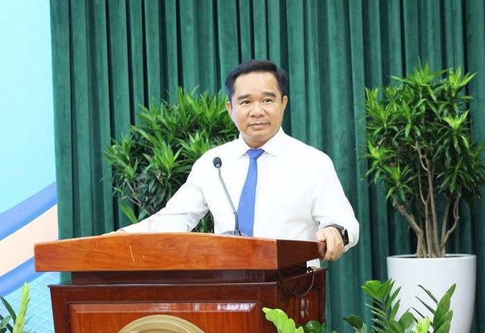 Chủ tịch UBND TP.HCM Nguyễn Văn Được phát biểu tại buổi lễ