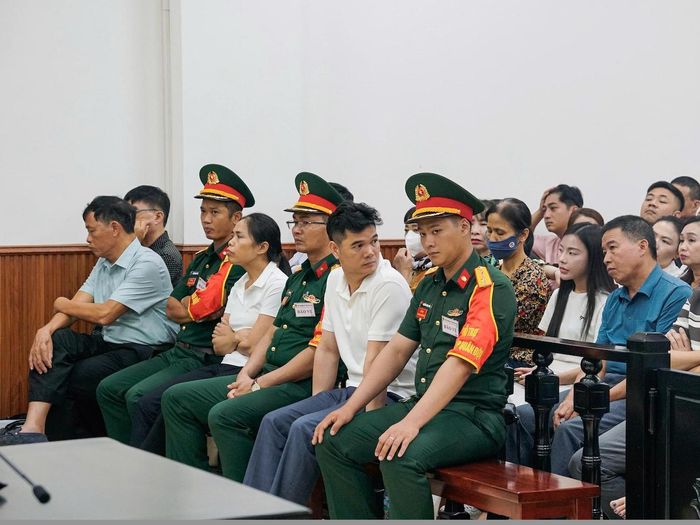 Phiên tòa xét xử vụ án. Ảnh: CTV