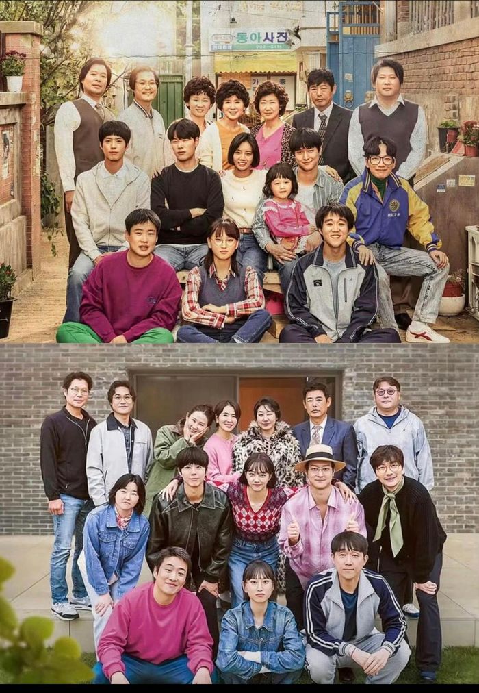 Dàn sao Reply 1988 hội tụ trong chương trình kỉ niệm 10 năm phát sóng, tháng 12/2025. Ảnh: tvN