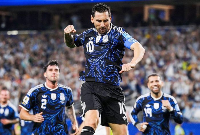 Messi đã ghi bàn trong 7 trận World Cup liên tiếp - Ảnh: BR Football