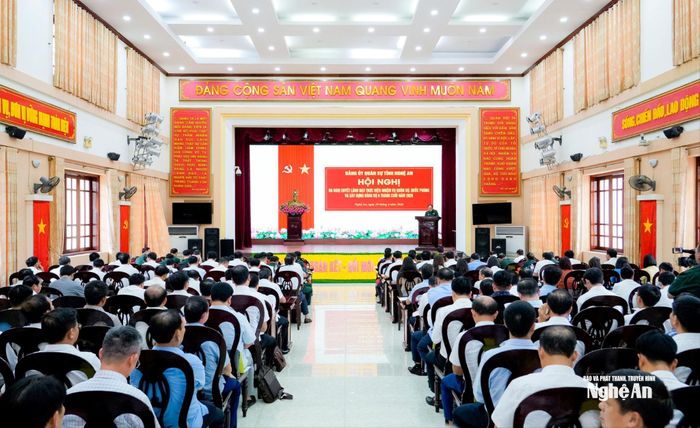 Toàn cảnh Hội nghị ra nghị quyết lãnh đạo thực hiện nhiệm vụ quân sự, quốc phòng và xây dựng Đảng 6 tháng cuối năm 2026. Ảnh: Phạm Bằng
