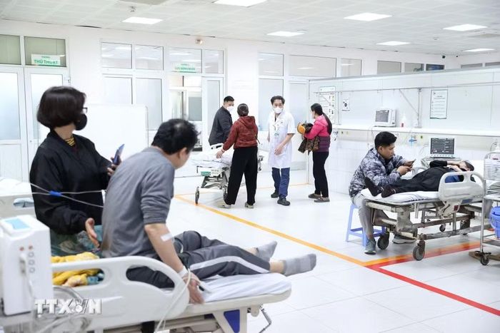 Toàn thành phố Hà Nội có 17.365 giường bệnh, tăng 5,9% so với cùng kỳ năm 2025. (Ảnh: PV/Vietnam+)
