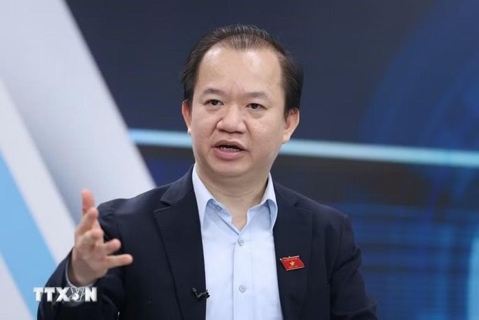Phó Giáo sư-Tiến sỹ Bùi Hoài Sơn, Ủy viên chuyên trách Ủy ban Văn hóa, Giáo dục của Quốc hội. (Ảnh: Diệu Thúy/TTXVN)
