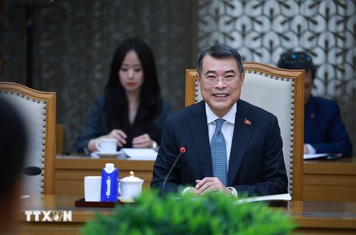 Thủ tướng Lê Minh Hưng tiếp ông Choi Young Sam, Đại sứ Hàn Quốc tại Việt Nam đến chào từ biệt nhân dịp kết thúc nhiệm kỳ công tác. (Ảnh: Dương Giang/TTXVN)