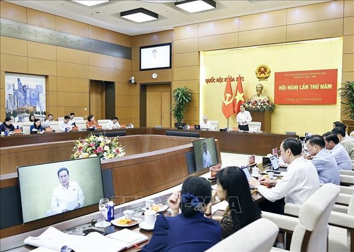 Chủ tịch Quốc hội Trần Thanh Mẫn phát biểu. Ảnh: Doãn Tấn/TTXVN