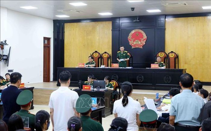 Quang cảnh phiên tòa. Ảnh: Phạm Kiên/TTXVN