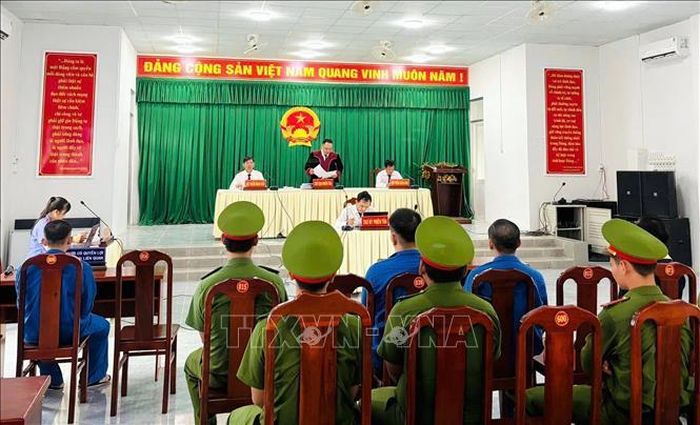 Quang cảnh phiên tòa. Ảnh: TTXVN phát