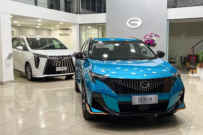 GAC GS3 Emzoom xuất hiện tại một đại lý ở TP.HCM, hứa hẹn thời điểm ra mắt chính thức không còn xa. Ảnh: GAC.