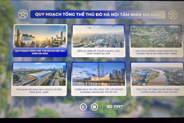 Quy hoạch tổng thể Thủ đô Hà Nội tầm nhìn 100 năm. Ảnh: Văn Xuyên/BNEWS/TTXVN