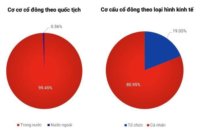 Cơ cấu cổ đông của NRC. (Nguồn: Báo cáo thường niên năm 2025 của doanh nghiệp).
