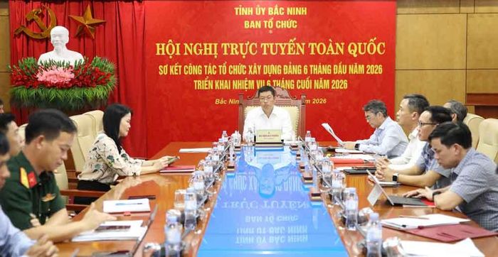  Các đại biểu dự tại điểm cầu Bắc Ninh. 
