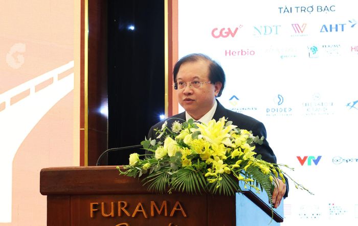 Thứ Trưởng Bộ Văn hóa, Thể thao và Du lịch Tạ Quang Đông phát biểu chỉ đạo hội thảo. Ảnh: NGỌC HÀ