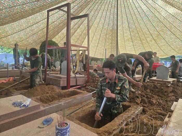 Cán bộ, chiến sĩ Bộ Chỉ huy Quân sự tỉnh quyết tâm hoàn thành nhiệm vụ theo đúng kế hoạch đề ra. 