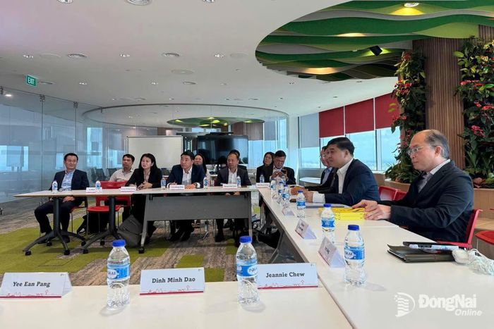 Quang cảnh buổi làm việc tại Tập đoàn CPG.