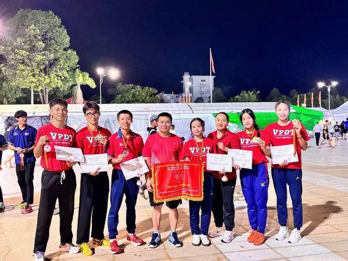 Đoàn VĐV Gia Lai 1 giành tổng cộng 3 HCV, 2 HCB và 1 HCĐ tại Giải vô địch Kun Khmer các đội mạnh toàn quốc 2026. Ảnh: ĐVCC 