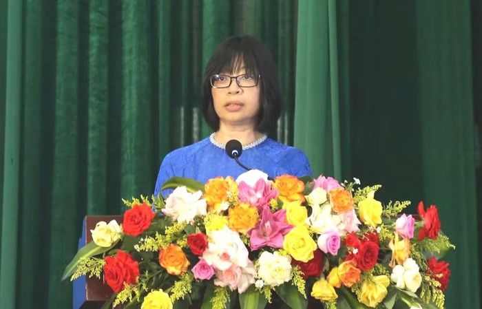  Phó Chủ tịch UBND tỉnh Nguyễn Thị Thanh Lịch phát biểu chỉ đạo đại hội. Ảnh: D.L 
