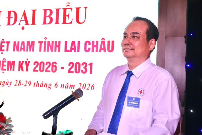 Đồng chí Vũ Thanh Lưu - Phó Chủ tịch Trung ương Hội CTĐ Việt Nam phát biểu chỉ đạo đại hội.