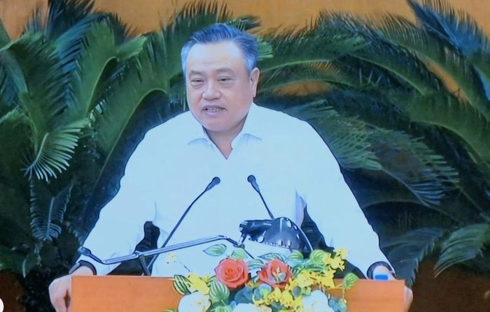 Chủ nhiệm Ủy ban Kiểm tra Trung ương Trần Sỹ Thanh phát biểu kết luận hội nghị.