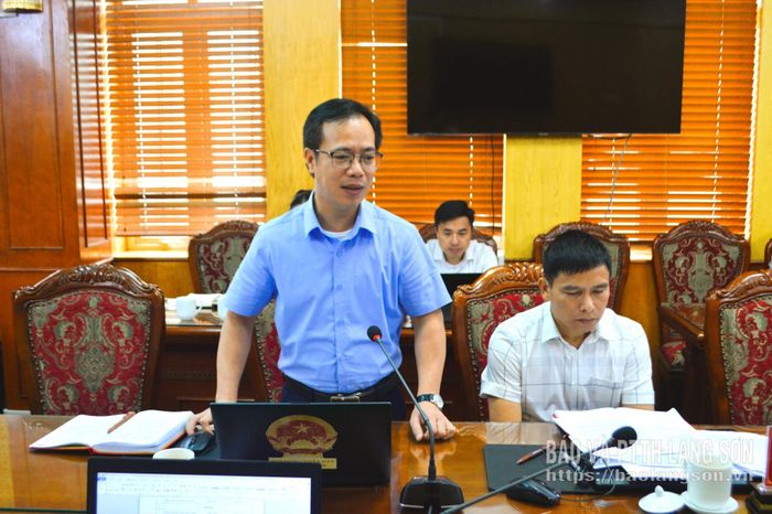 Lãnh đạo Ban Pháp chế HĐND tỉnh phát biểu ý kiến tại cuộc họp