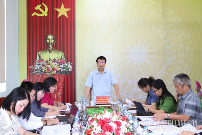 Lãnh đạo Ủy ban MTTQ Việt Nam tỉnh phát biểu kết luận