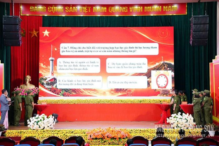 Phần thi kiến thức tại hội thi
