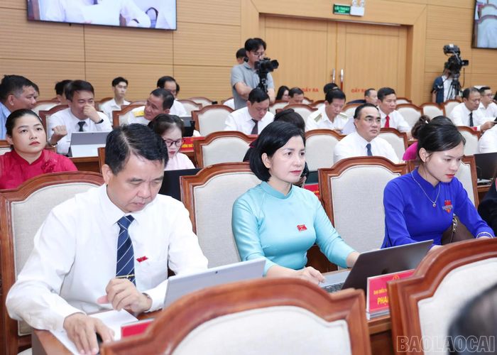 Đại biểu tại phiên khai mạc kỳ họp.