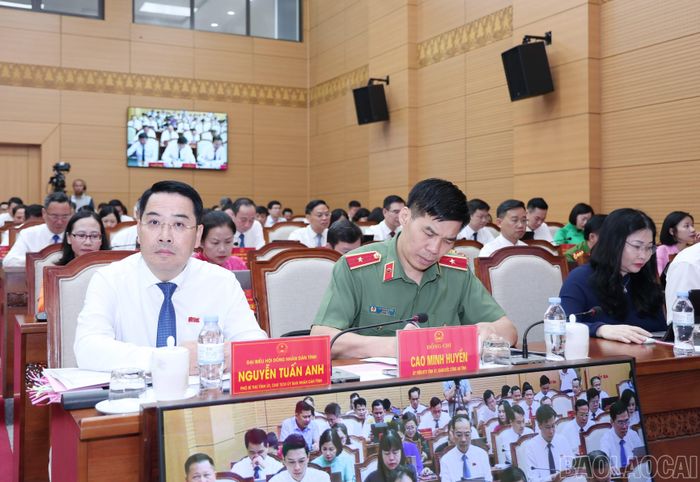 Các đồng chí Thường trực Tỉnh ủy dự kỳ họp.