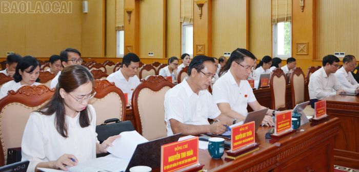 Các đại biểu dự kỳ họp.