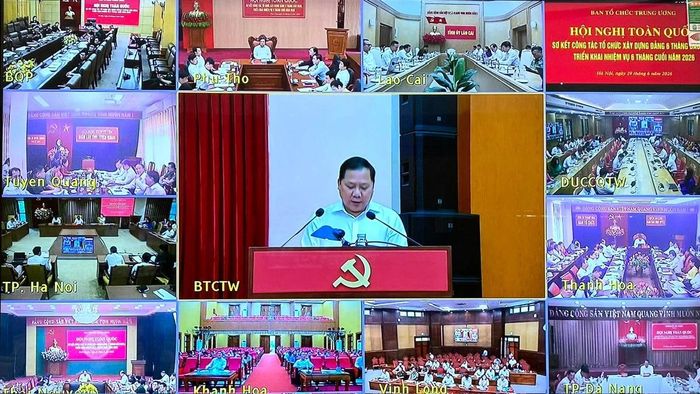 Hội nghị được kết nối tới nhiều điểm cầu trong cả nước.