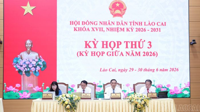 Các đồng chí Thường trực HĐND tỉnh chủ trì phiên thảo luận.