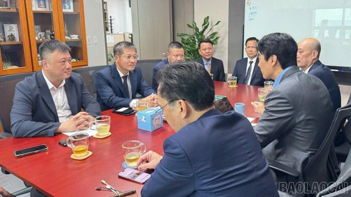 Đồng chí Ngô Hạnh Phúc - Ủy viên Ban Thường vụ Tỉnh ủy, Phó Chủ tịch Thường trực UBND tỉnh phát biểu tại buổi gặp mặt.