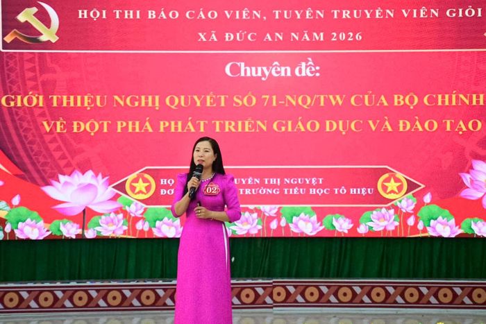 Hội thi Báo cáo viên, tuyên truyền viên giỏi năm 2026 là dịp để đội ngũ báo cáo viên học hỏi, nâng cao hiệu quả công tác tuyên truyền miệng