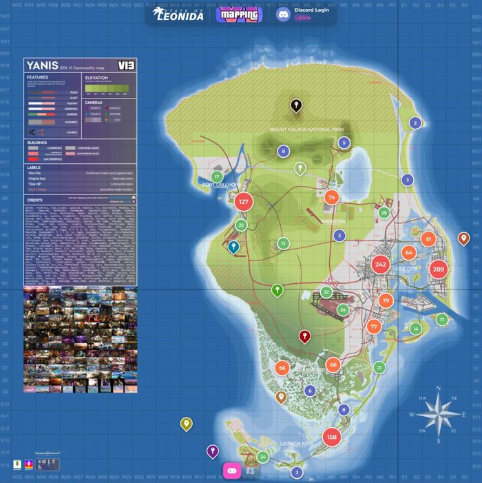 Giao diện bản đồ tương tác của dự án map.stateofleonida.net