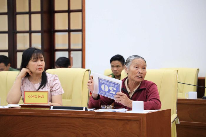 Bà Hoàng Thị Sen, xã Thuận Hạnh, tỉnh Lâm Đồng có nhiều kiến nghị, tố cáo kéo dài nhiều năm qua