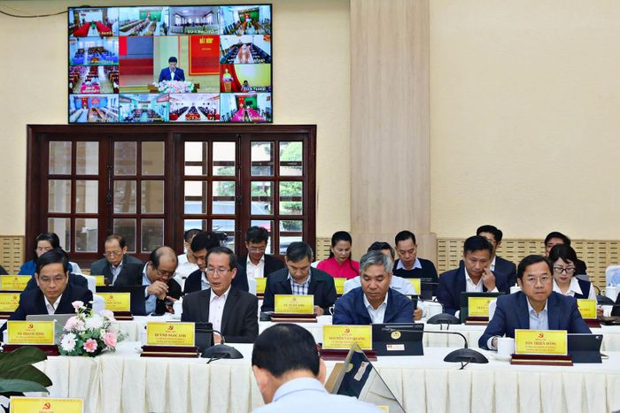 Các đại biểu tham dự hội nghị sáng nay