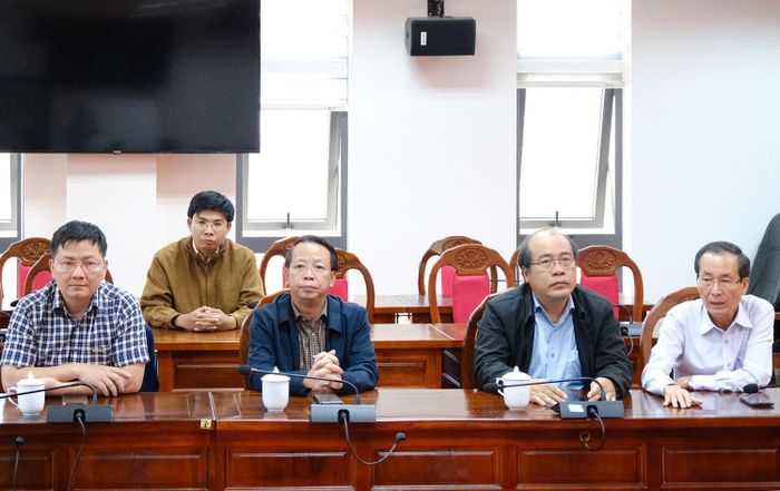 Các đồng chí lãnh đạo Ban Thường vụ Tỉnh ủy, các ban xây dựng Đảng và tập thể lãnh đạo Ban Nội chính Tỉnh ủy tham dự hội nghị
