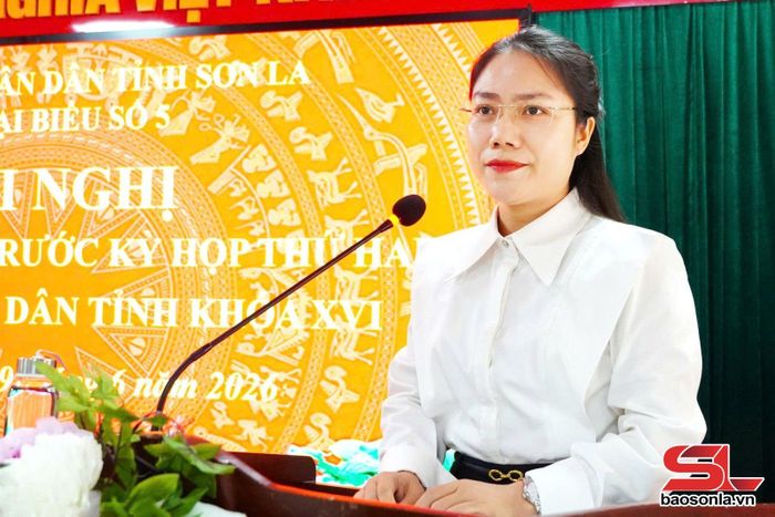 Lãnh đạo xã Gia Phù kiến nghị đề xuất với Tổ đại biểu HĐND tỉnh.